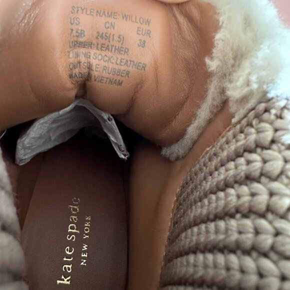 NEW! Kate Spade Willow Wedge Booties **ONLY US 7.5** - Picture 10 of 13